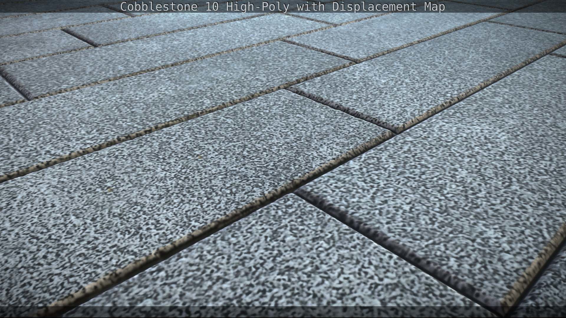 Cobblestone 10 High-Poly with Displacement Map Texture_27