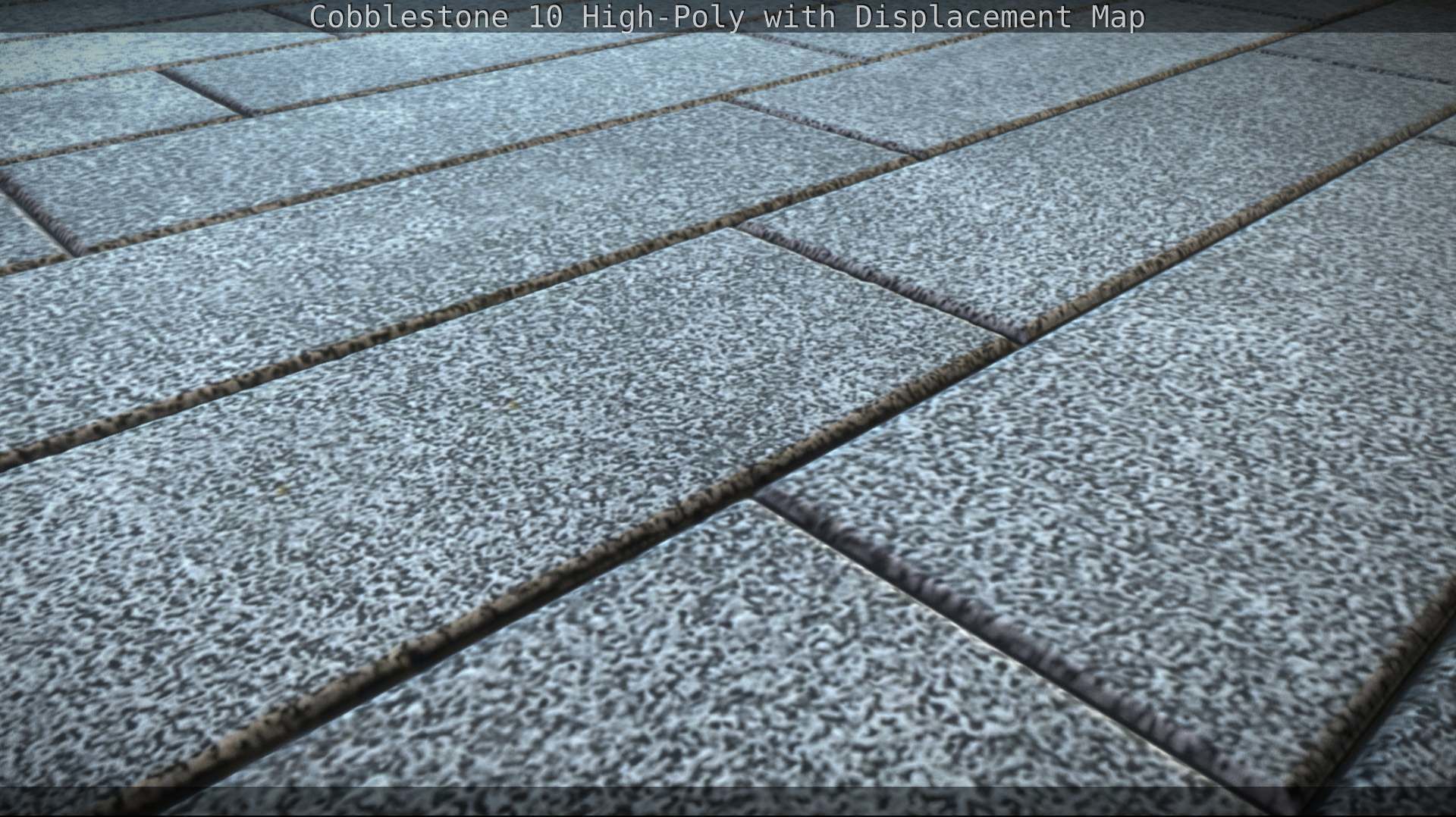 Cobblestone 10 High-Poly with Displacement Map Texture_21