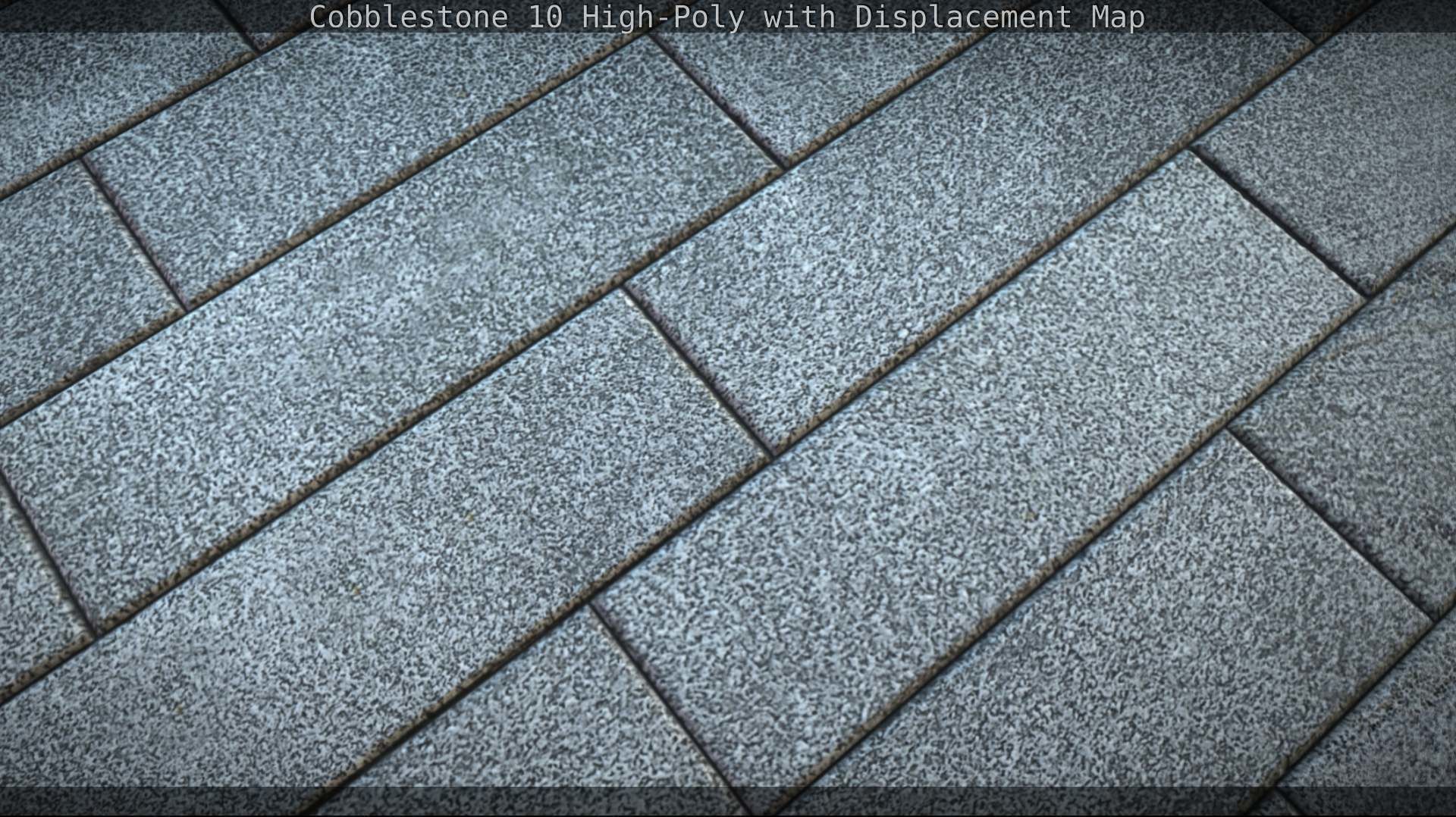 Cobblestone 10 High-Poly with Displacement Map Texture_49