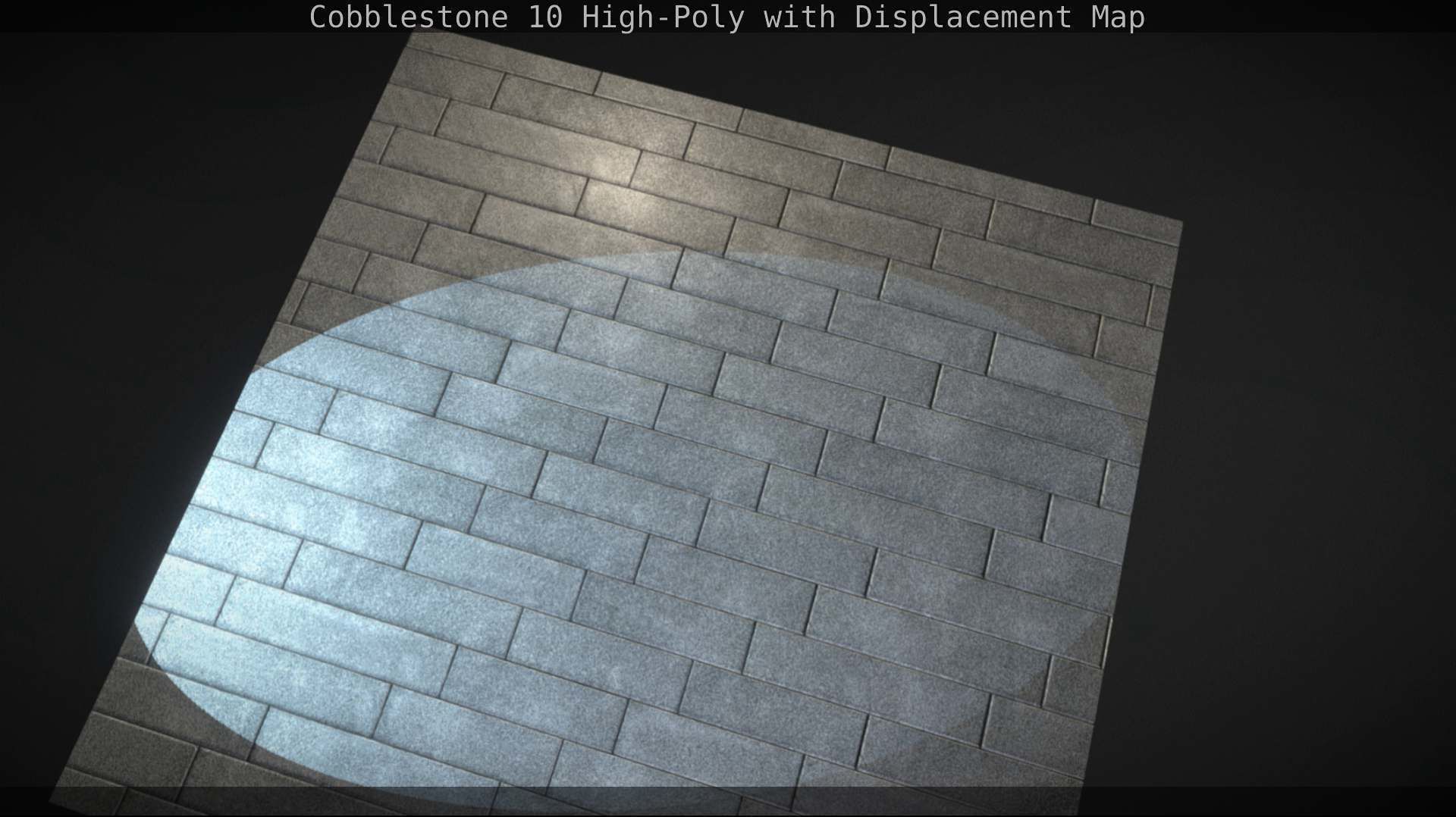 Cobblestone 10 High-Poly with Displacement Map Texture_136