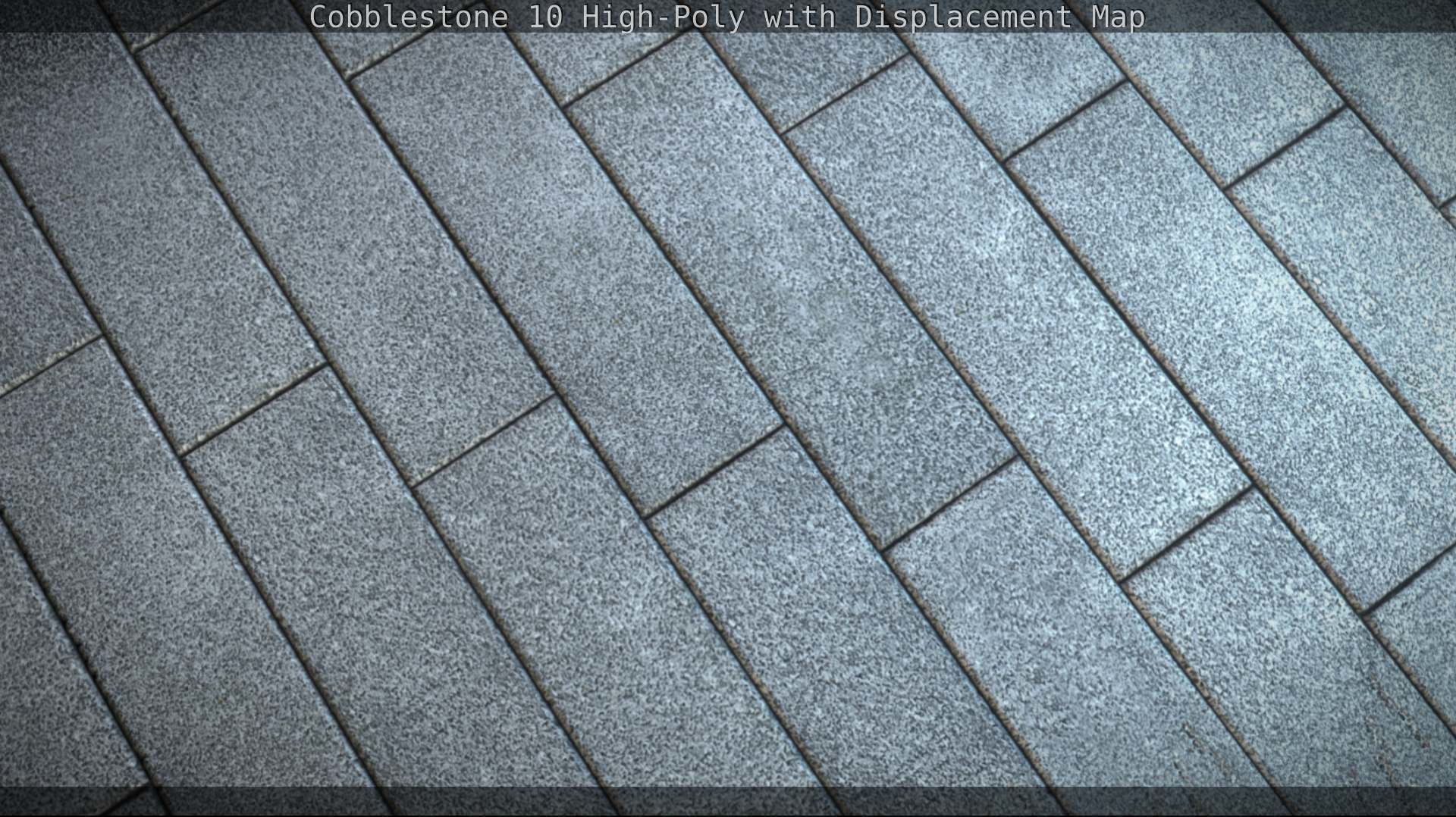 Cobblestone 10 High-Poly with Displacement Map Texture_17