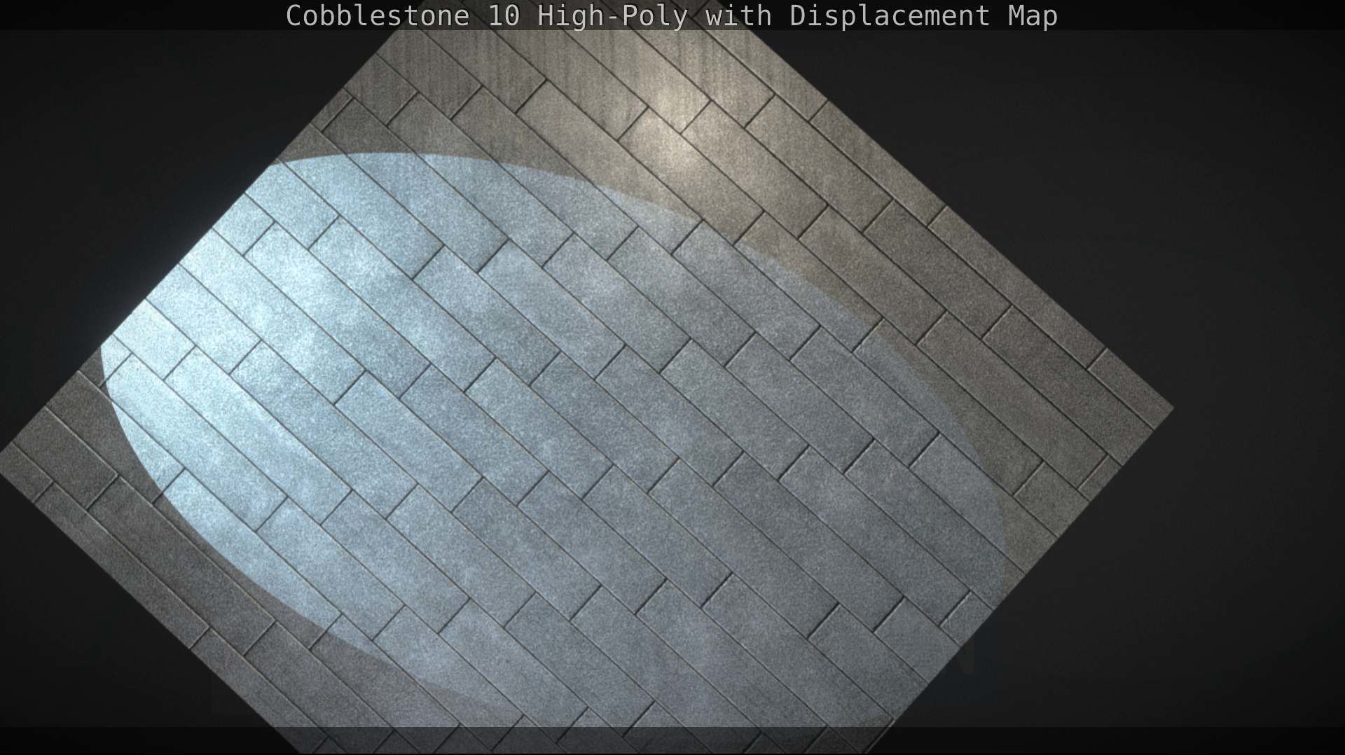 Cobblestone 10 High-Poly with Displacement Map Texture_134
