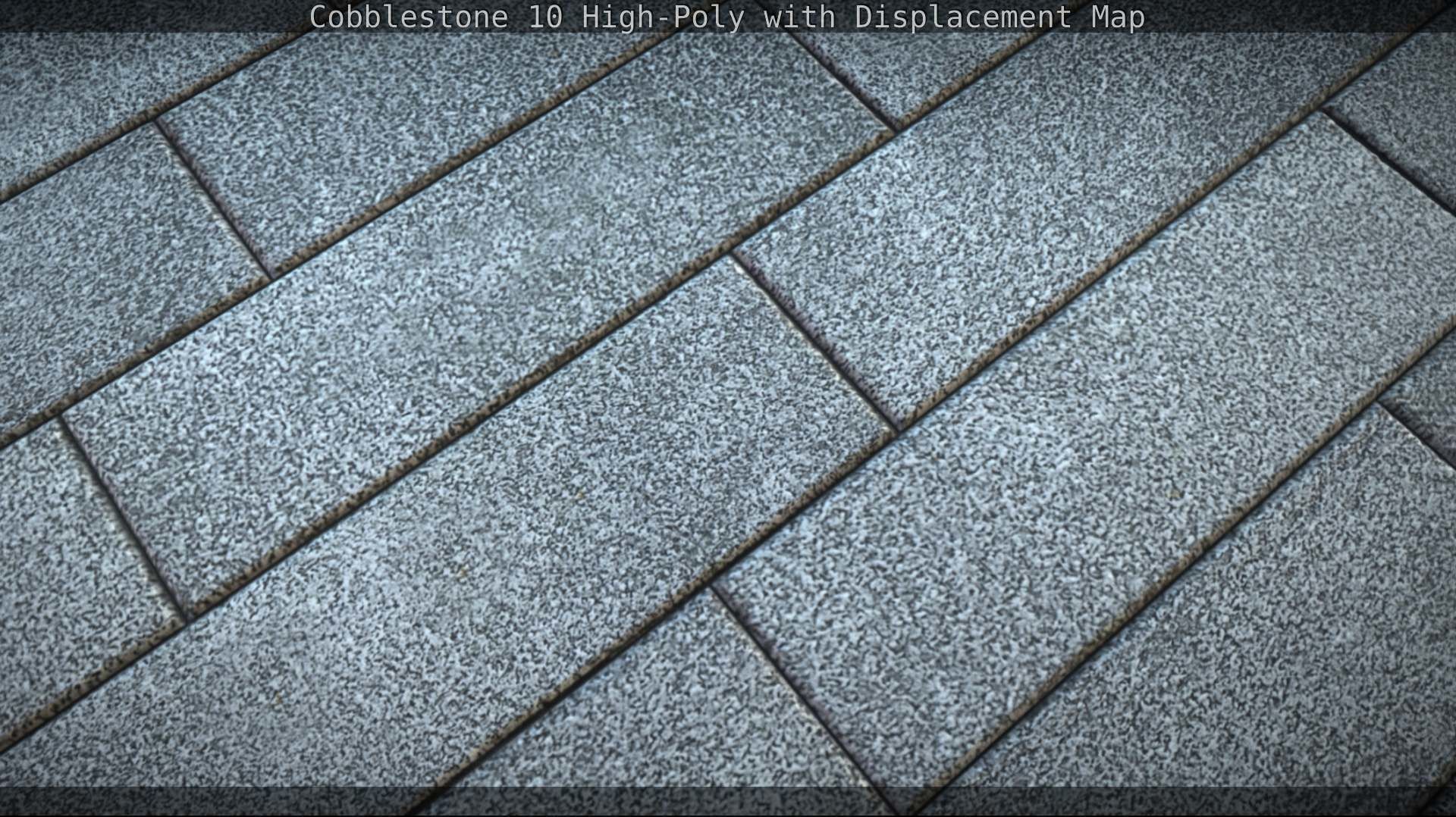 Cobblestone 10 High-Poly with Displacement Map Texture_48