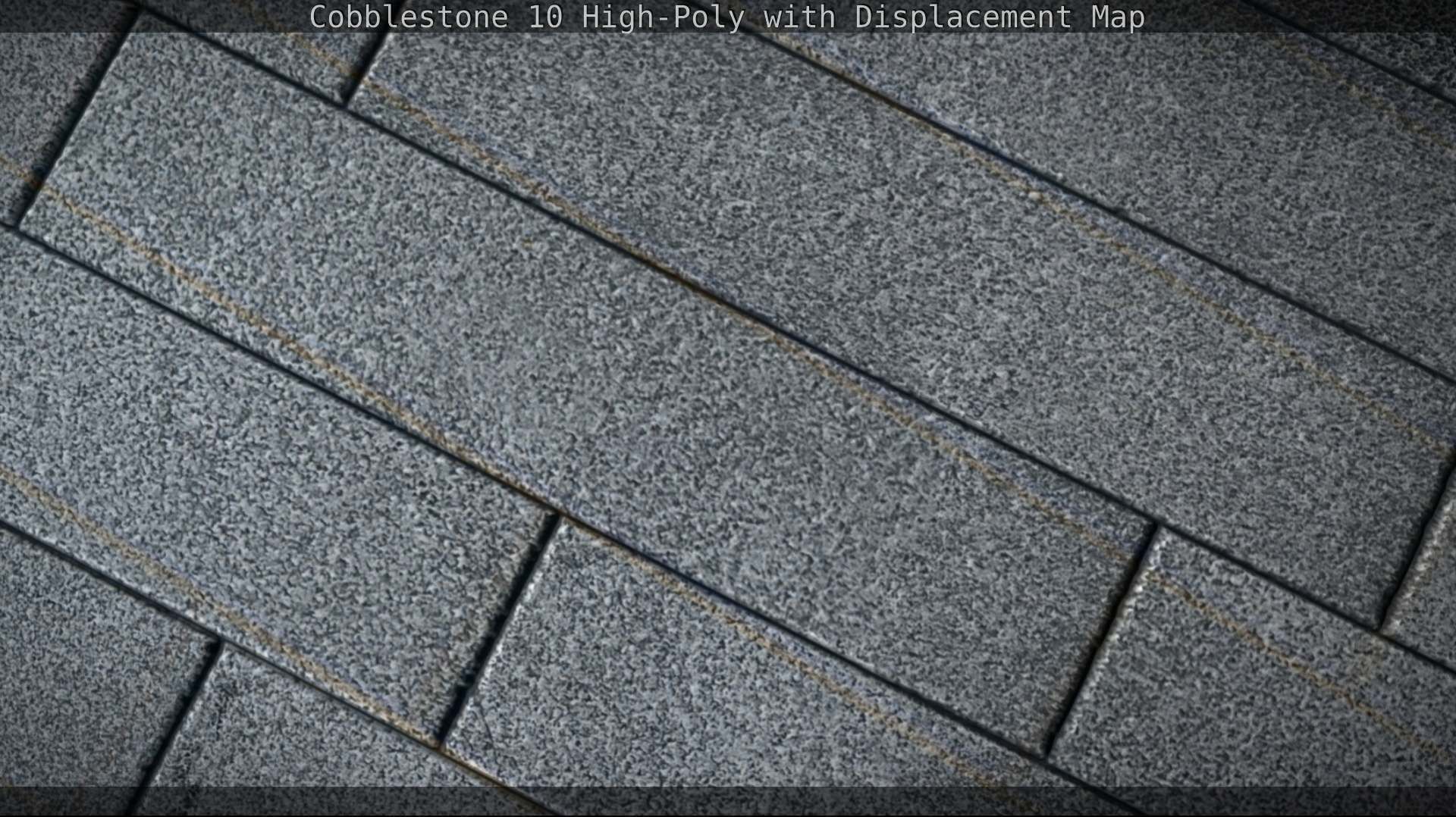 Cobblestone 10 High-Poly with Displacement Map Texture_123