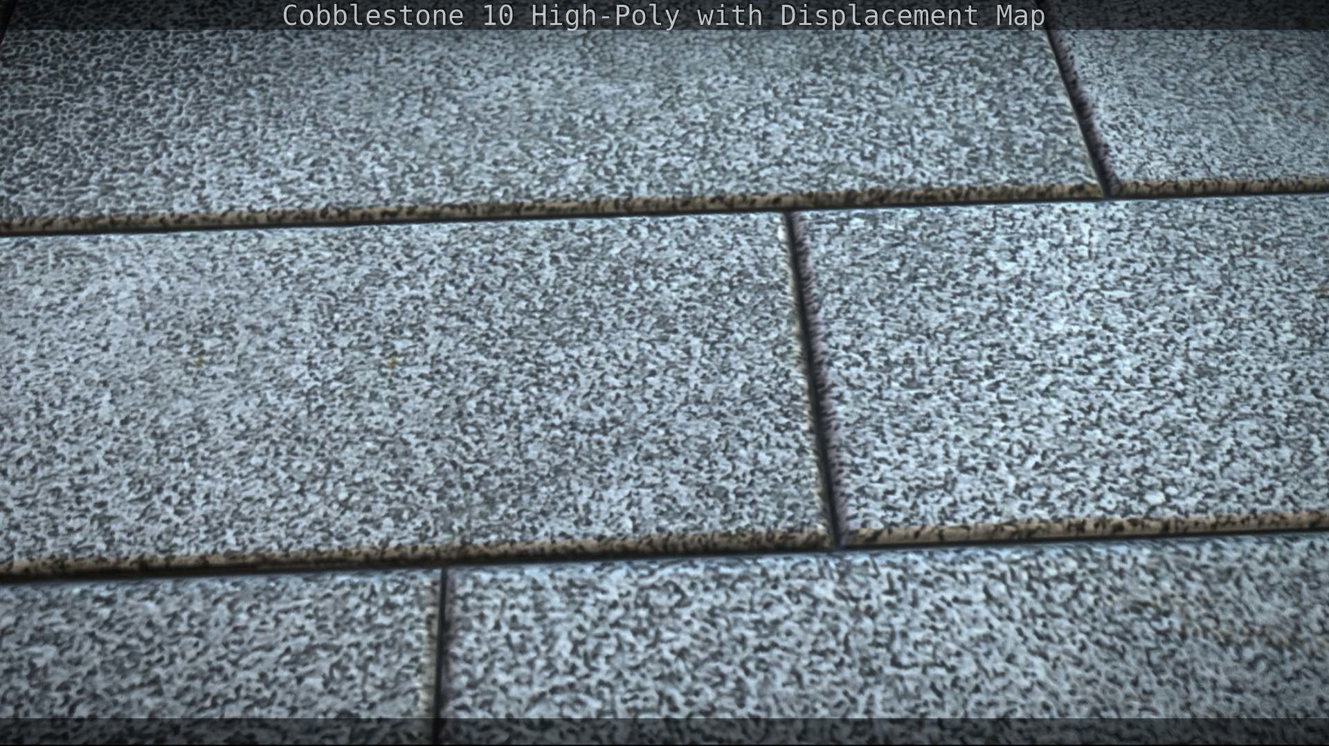 Cobblestone 10 High-Poly with Displacement Map Texture_43
