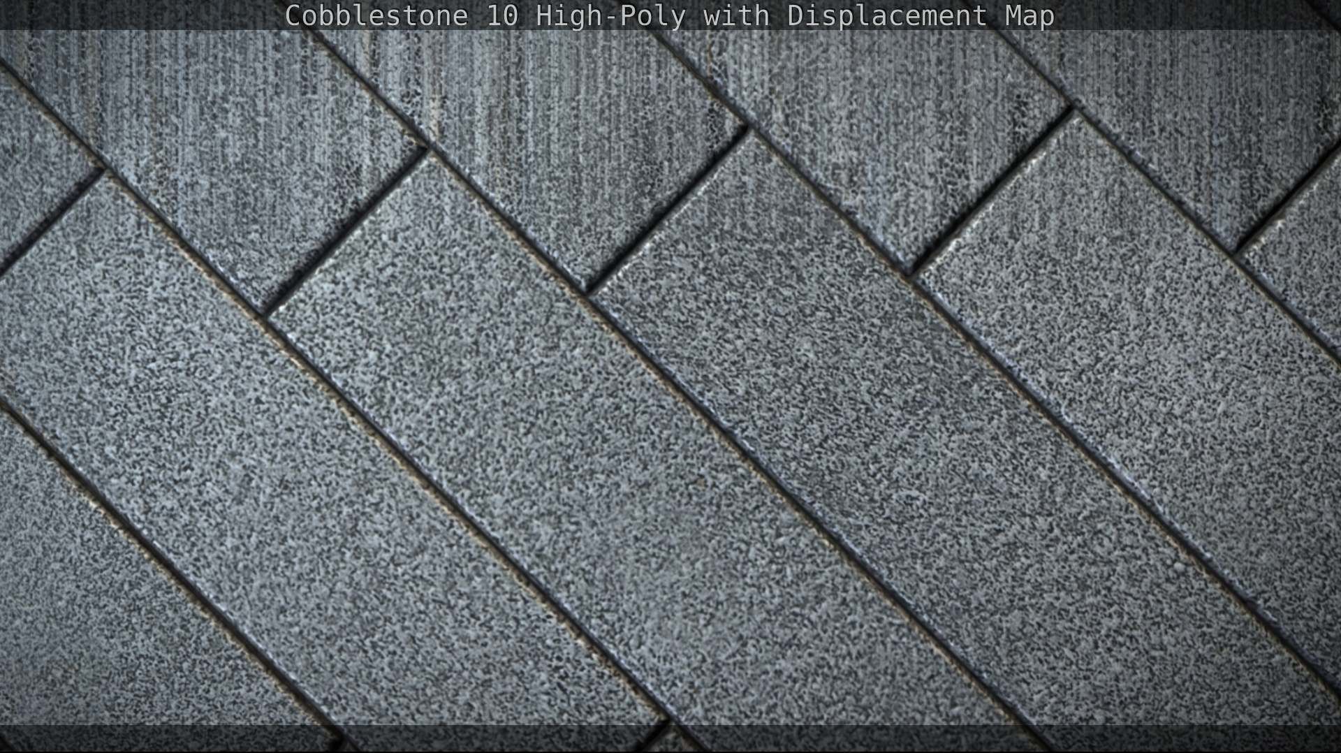 Cobblestone 10 High-Poly with Displacement Map Texture_128