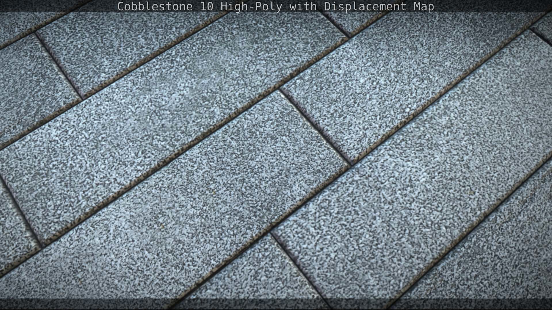 Cobblestone 10 High-Poly with Displacement Map Texture_47