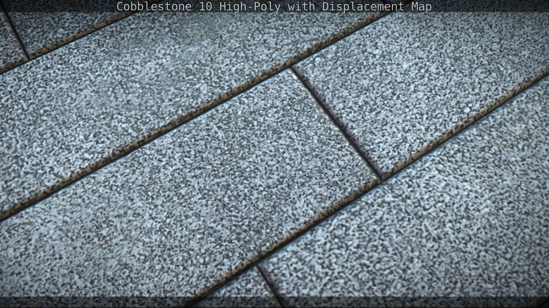 Cobblestone 10 High-Poly with Displacement Map Texture_45