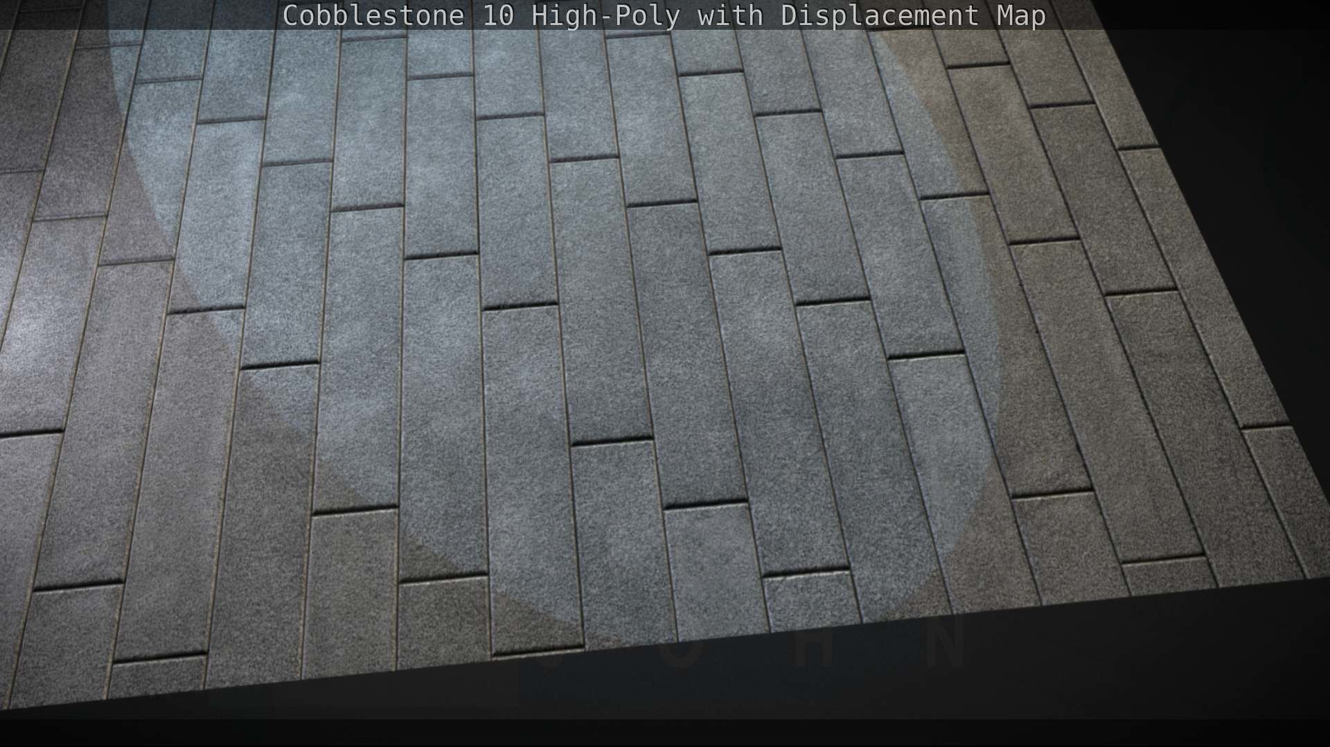 Cobblestone 10 High-Poly with Displacement Map Texture_100