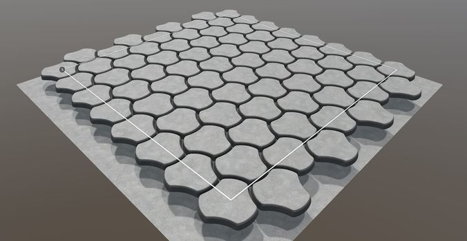 Cobblestone 8 Components for Texture-Baking Texture