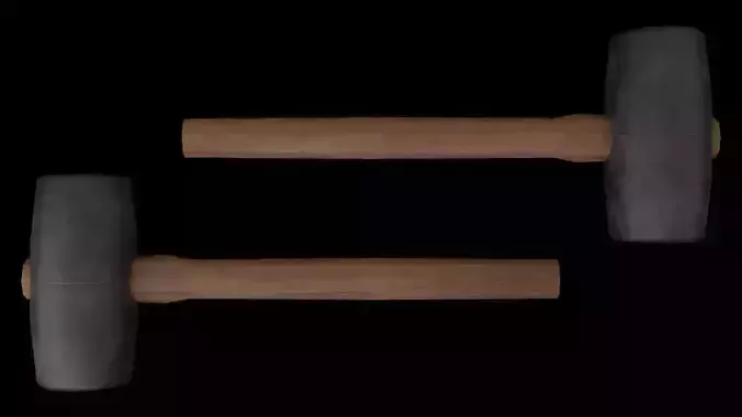 worn Rubber Hammer