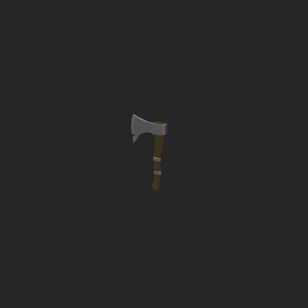 Pack sword shields LowPoly simple Low-poly 3D model_4