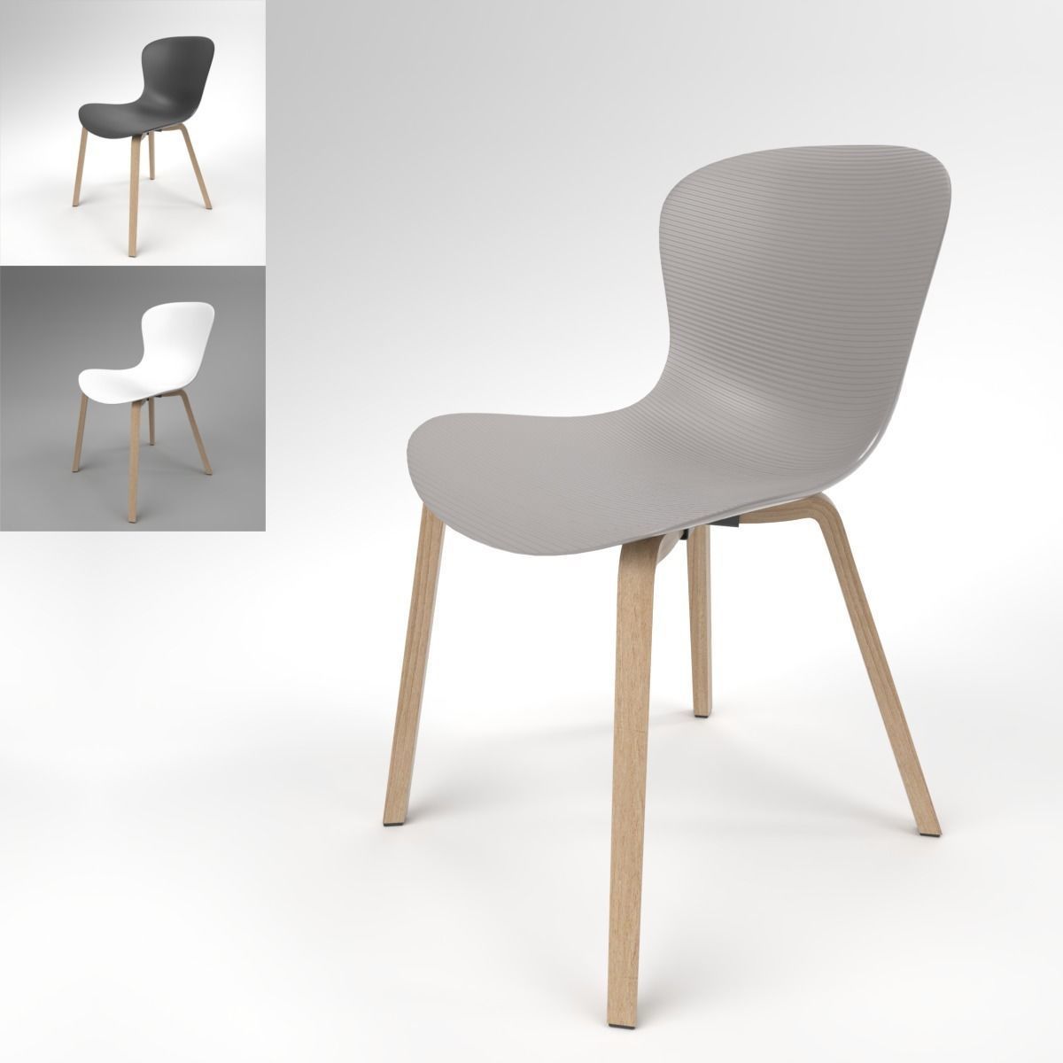 Fritz Hansen Nap KS52 Chair Blender Cycles 3D model