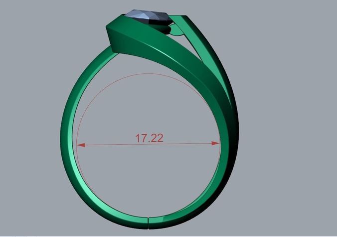 JEWELRY WOMEN RING STL AND 3DM FILE FOR DOWNLOAD AND PRINT- ANS1 3D print model