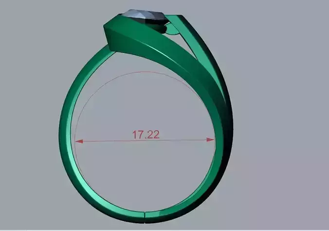 JEWELRY WOMEN RING STL AND 3DM FILE FOR DOWNLOAD AND PRINT- ANS1 3D print model