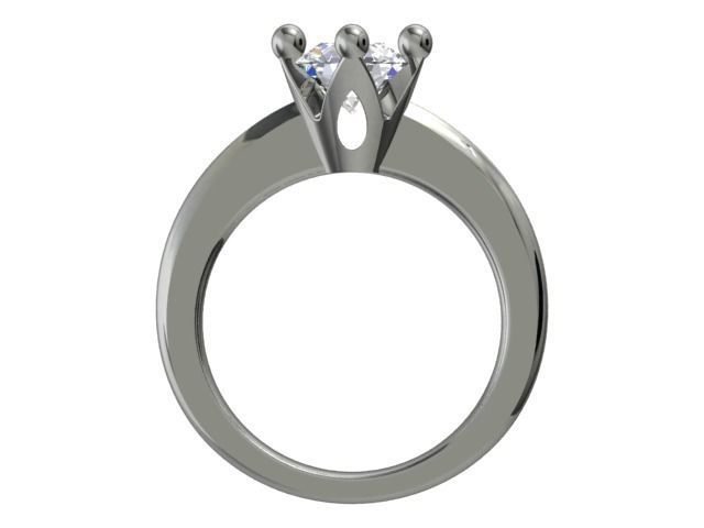 ENGAGEMENT RING STL AND 3DM FILE FOR DOWNLOAD AND PRINT - CA1 3D print model_3