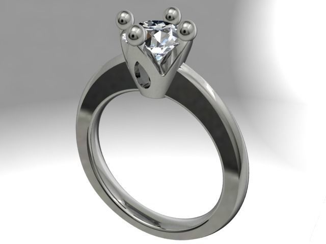 ENGAGEMENT RING STL AND 3DM FILE FOR DOWNLOAD AND PRINT - CA1 3D print model_8