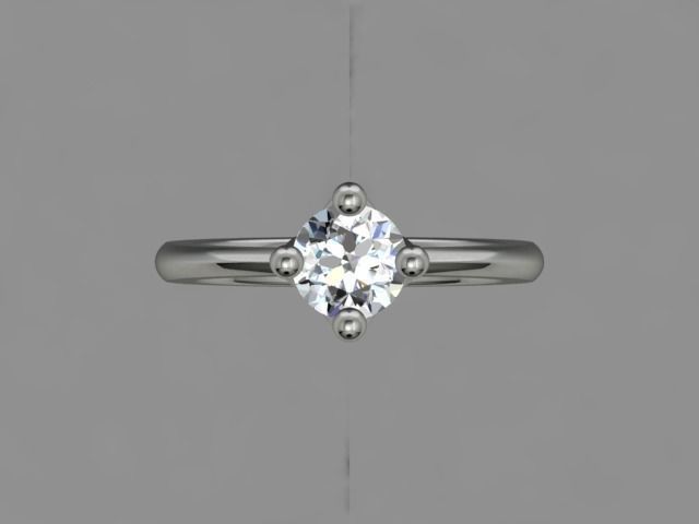 ENGAGEMENT RING STL AND 3DM FILE FOR DOWNLOAD AND PRINT - CA1 3D print model_5