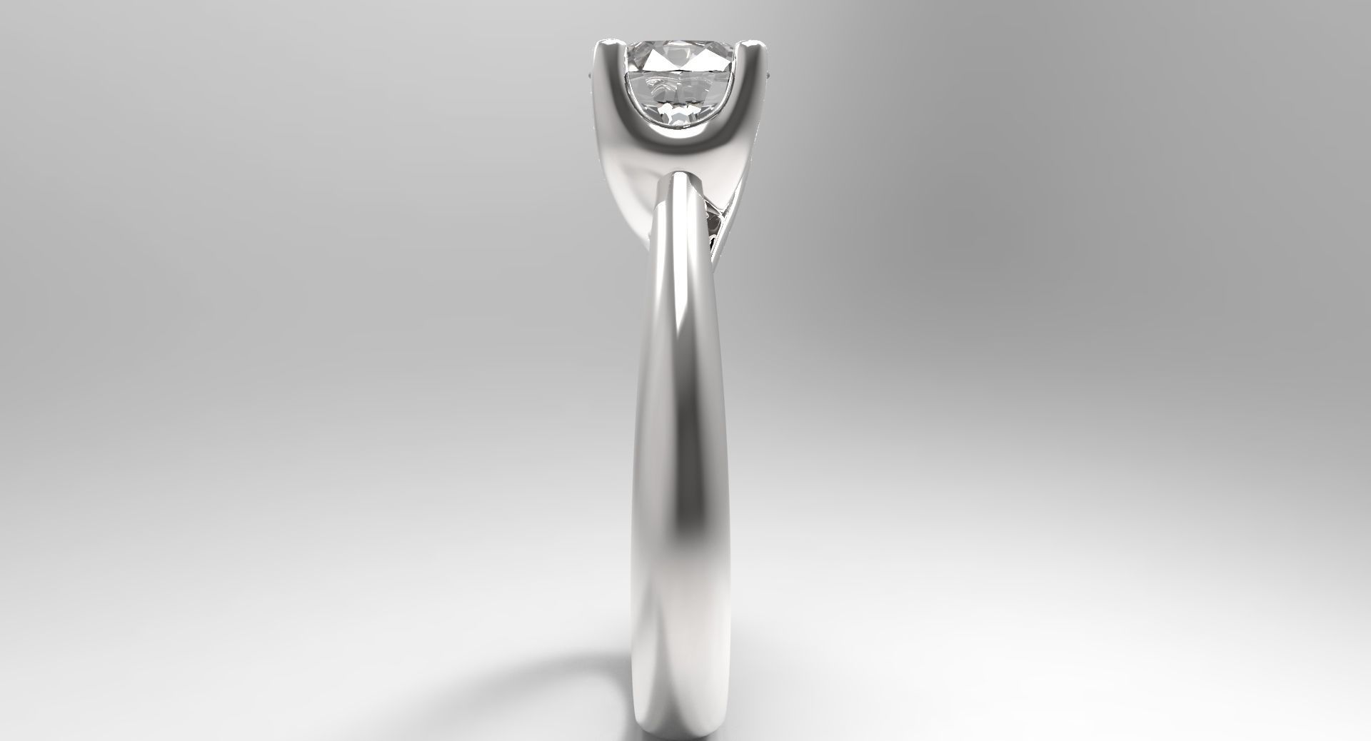 ENGAGEMENT RING STL AND 3DM FILE FOR DOWNLOAD AND PRINT - CA4 3D print model_6