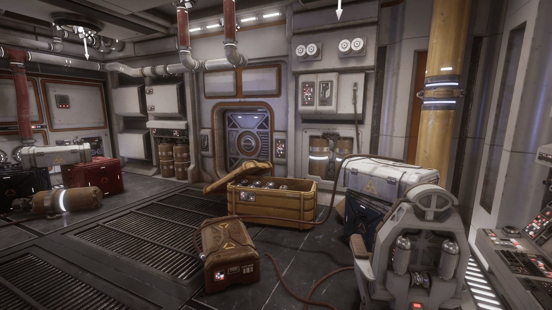 Sci Fi Interior Prop Pack 1 Low-poly 3D model_9