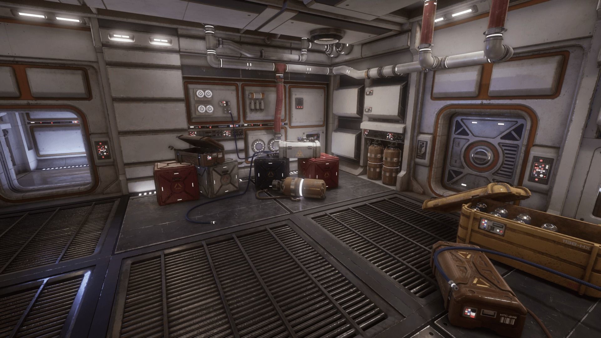 Sci Fi Interior Prop Pack 1 Low-poly 3D model_7