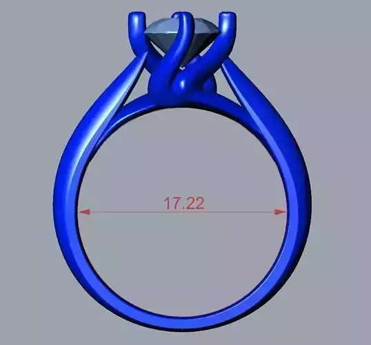 ENGAGEMENT RING STL AND 3DM FILE FOR DOWNLOAD AND PRINT -  CA6 3D print model
