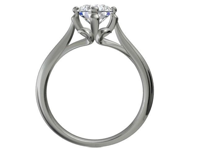 ENGAGEMENT RING STL AND 3DM FILE FOR DOWNLOAD AND PRINT - CA7 3D print model_3
