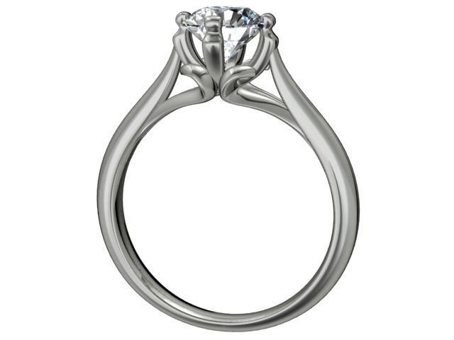 ENGAGEMENT RING STL AND 3DM FILE FOR DOWNLOAD AND PRINT - CA7 3D print model_6