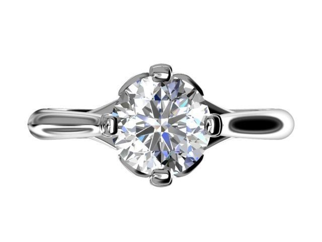 ENGAGEMENT RING STL AND 3DM FILE FOR DOWNLOAD AND PRINT - CA7 3D print model_4