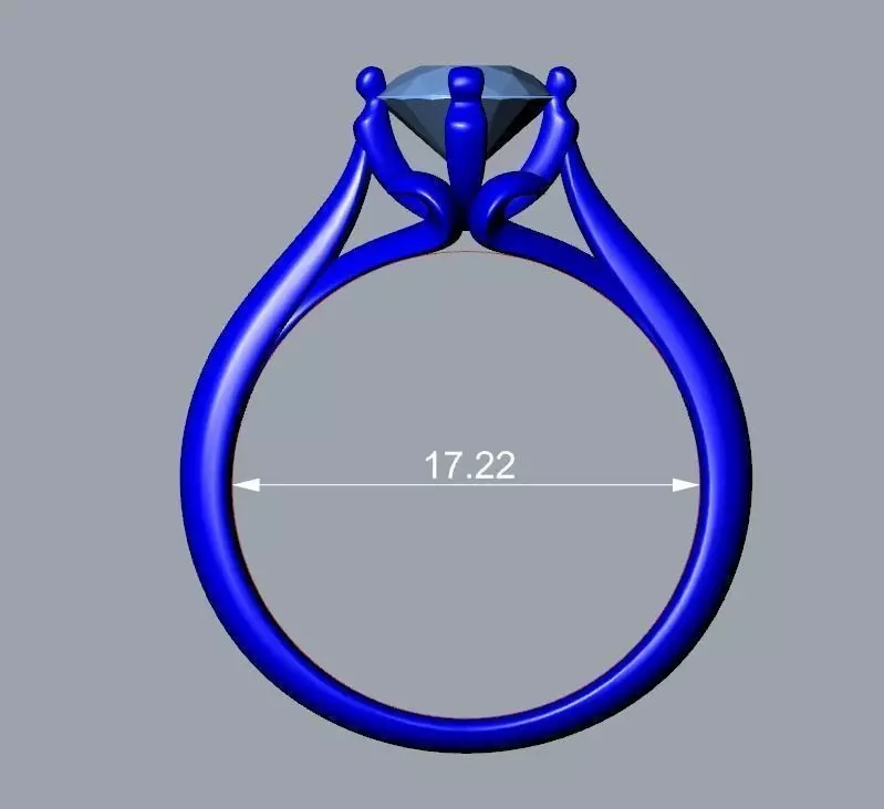 ENGAGEMENT RING STL AND 3DM FILE FOR DOWNLOAD AND PRINT - CA7 3D print model_0