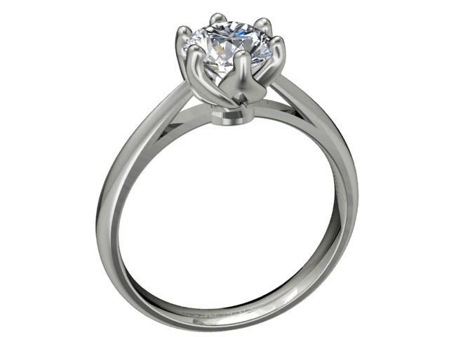 ENGAGEMENT RING STL AND 3DM FILE FOR DOWNLOAD AND PRINT - CA8 3D print model_8