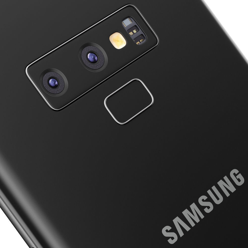 Samsung Galaxy Note 9 Black 3D model_3