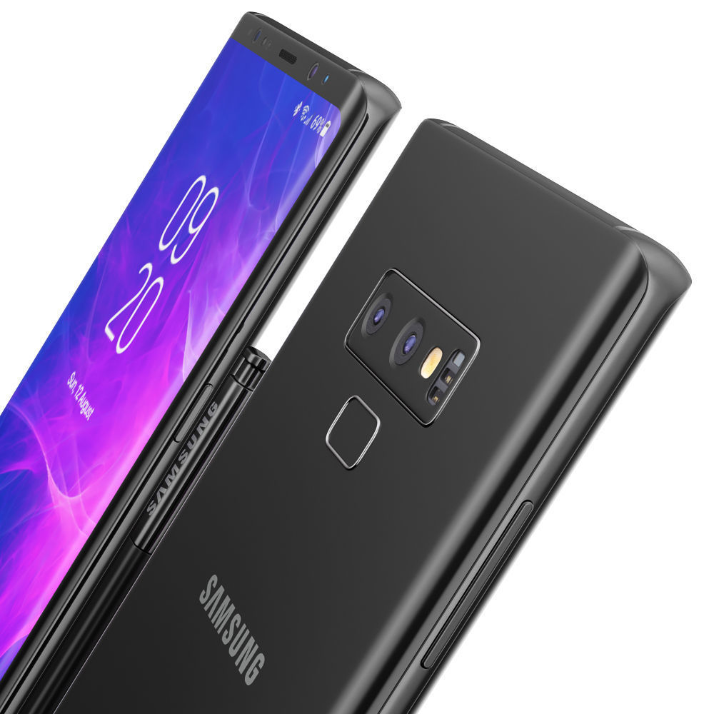 Samsung Galaxy Note 9 Black 3D model_7