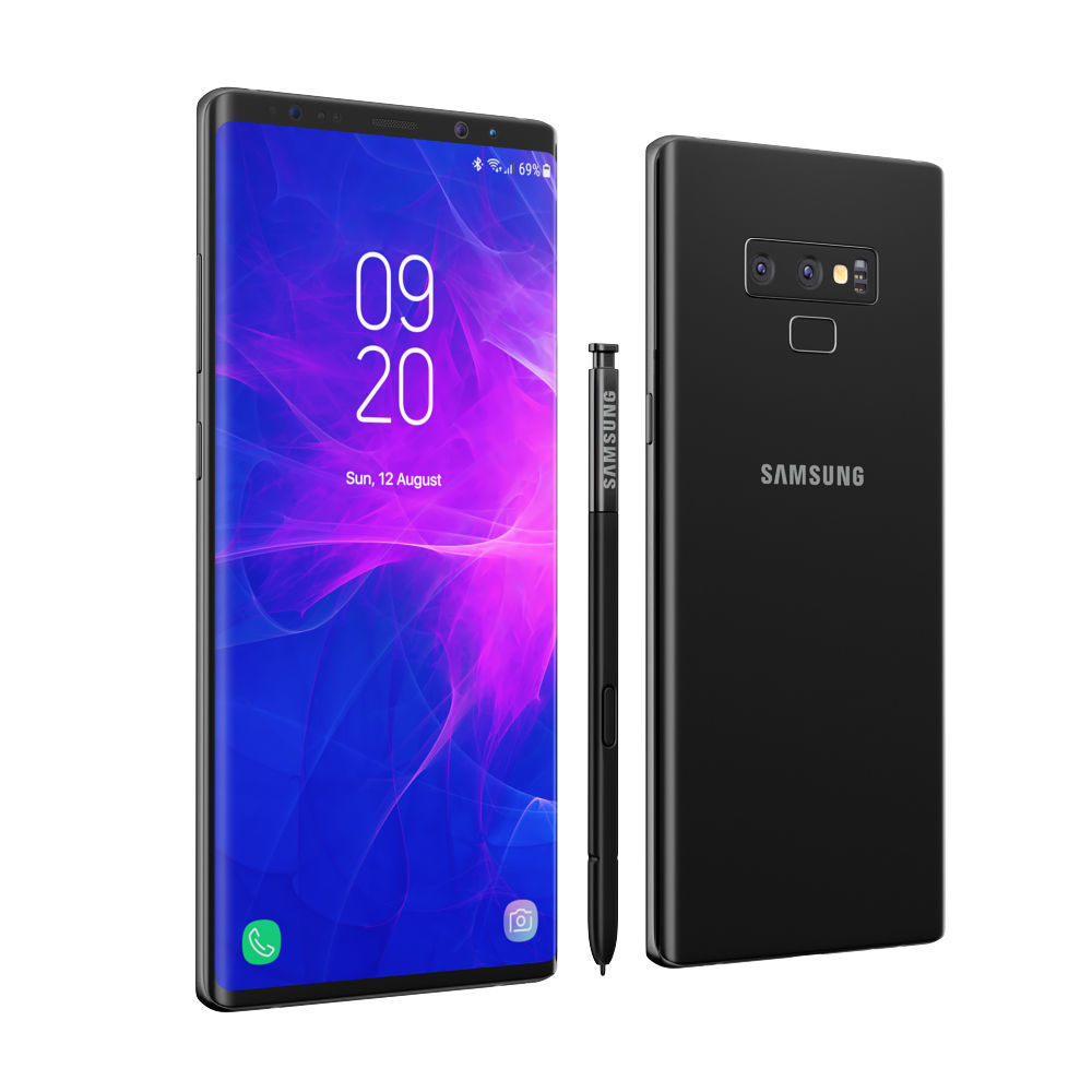 Samsung Galaxy Note 9 Black 3D model_2