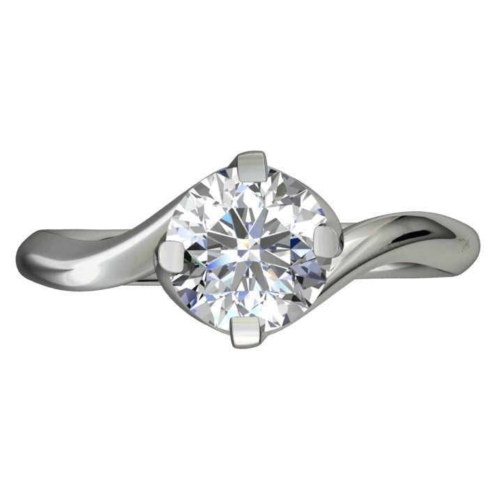 ENGAGEMENT RING STL AND 3DM FILE FOR DOWNLOAD AND PRINT - CA9 3D print model_6