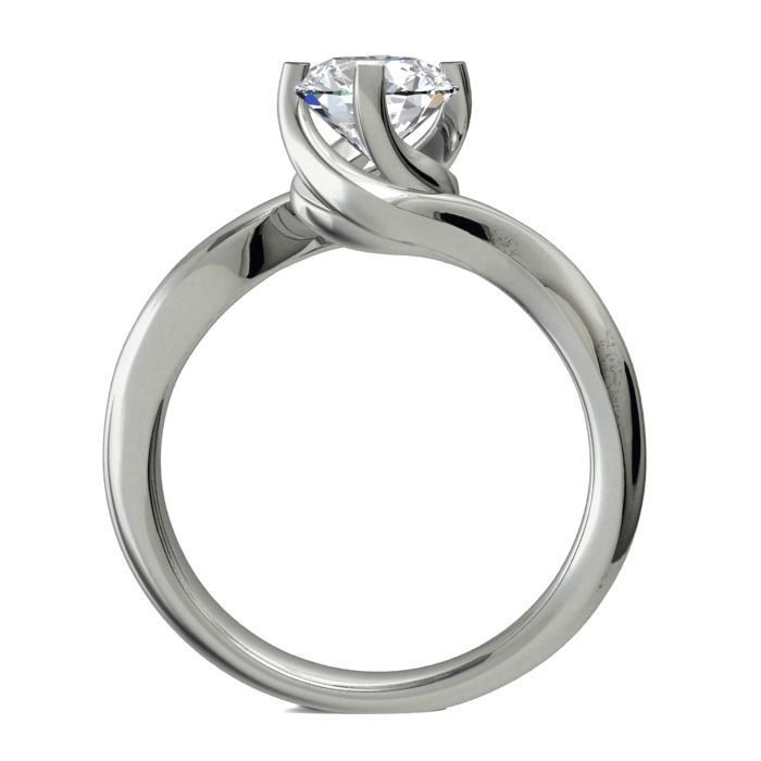 ENGAGEMENT RING STL AND 3DM FILE FOR DOWNLOAD AND PRINT - CA9 3D print model_2
