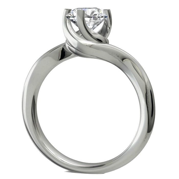 ENGAGEMENT RING STL AND 3DM FILE FOR DOWNLOAD AND PRINT - CA9 3D print model_3