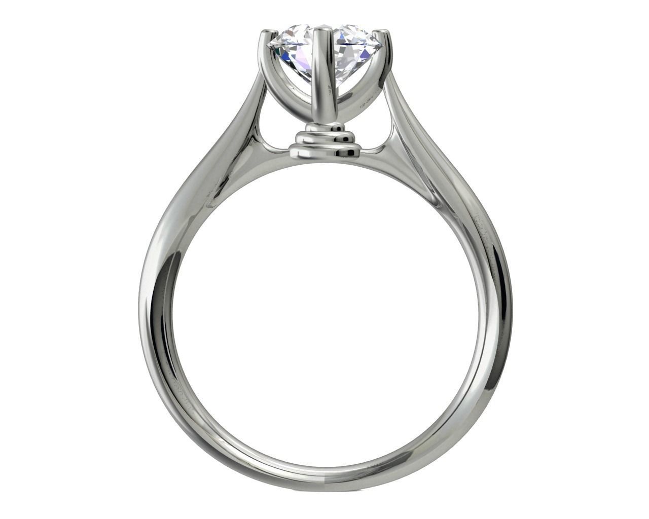 ENGAGEMENT RING STL AND 3DM FILE FOR DOWNLOAD AND PRINT - CA13 3D print model_4