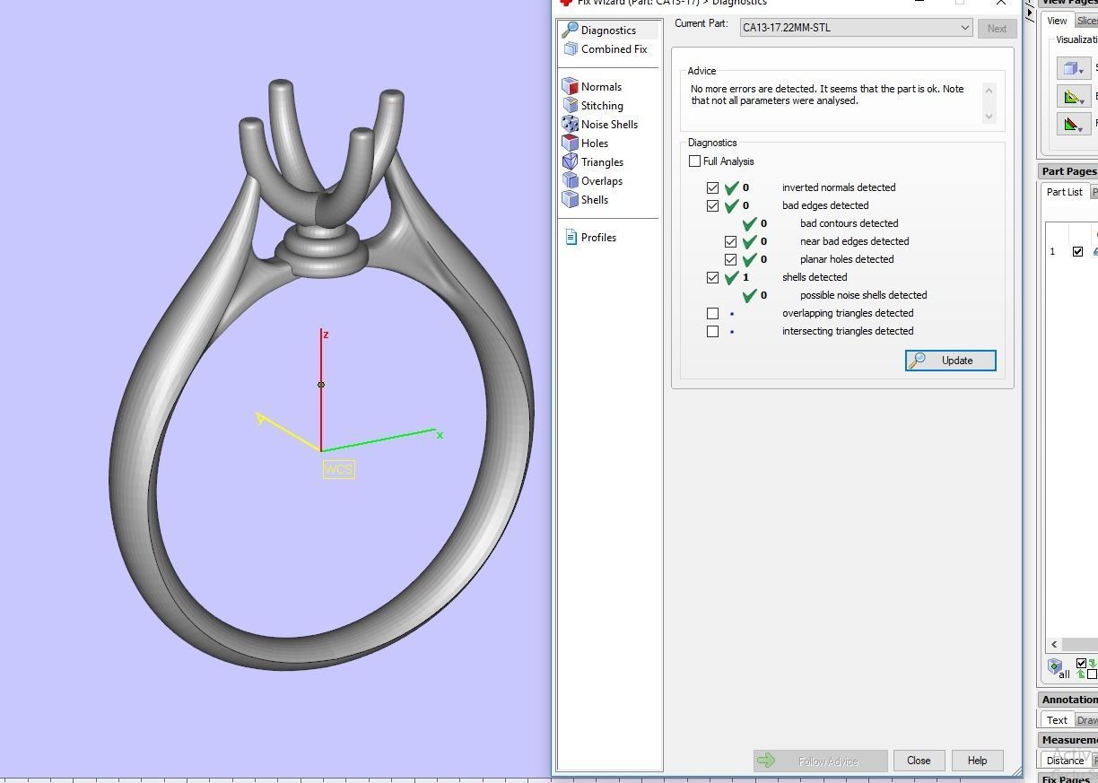 ENGAGEMENT RING STL AND 3DM FILE FOR DOWNLOAD AND PRINT - CA13 3D print model_1