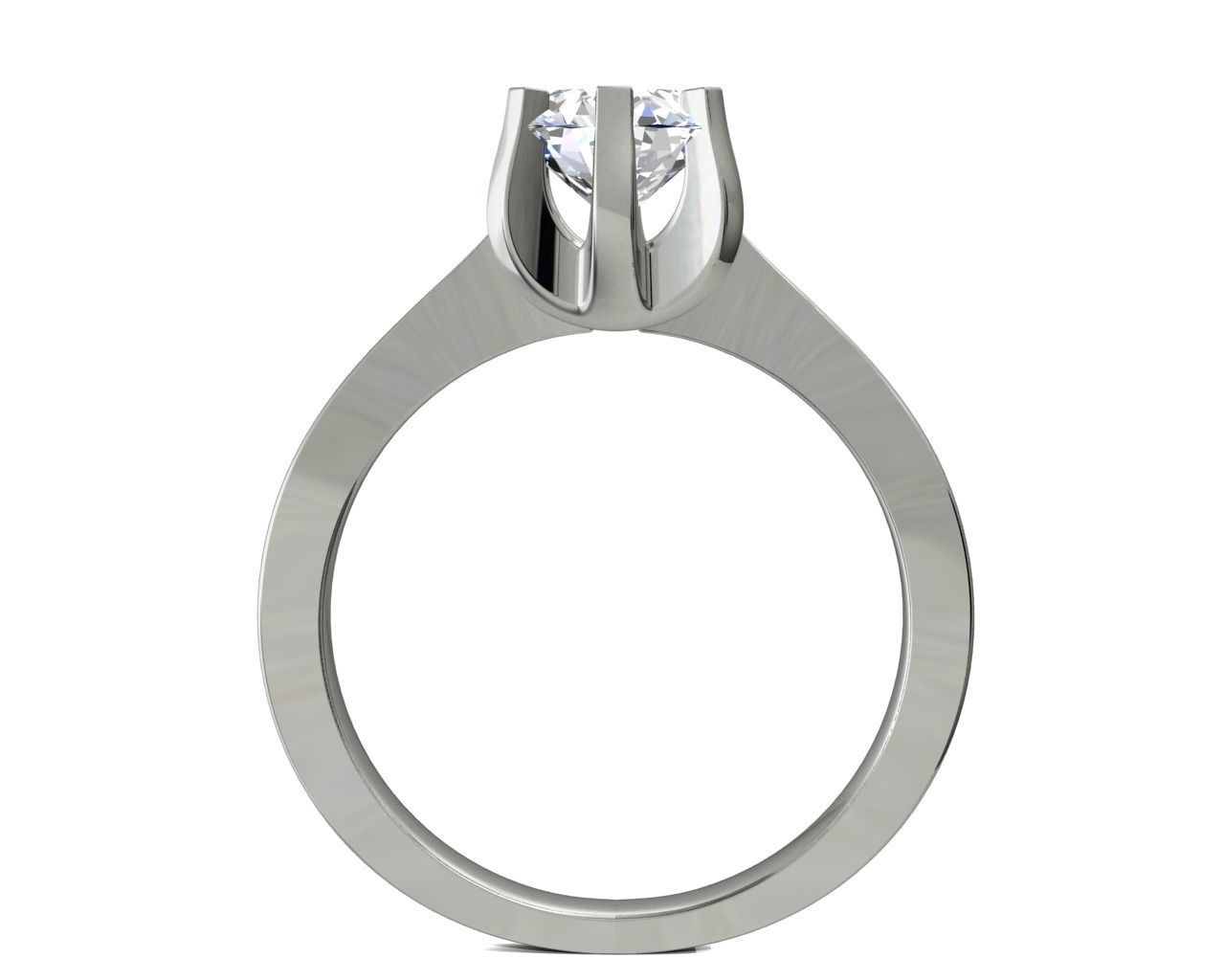 ENGAGEMENT RING STL AND 3DM FILE FOR DOWNLOAD AND PRINT - CA14 3D print model_5