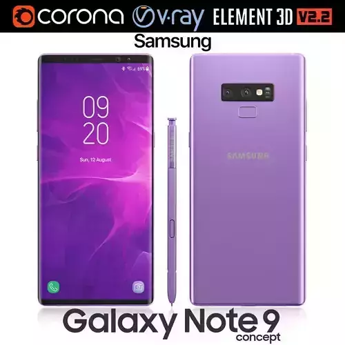 Samsung Galaxy Note 9 Lavendar