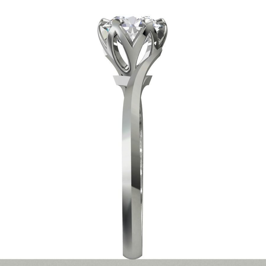 ENGAGEMENT RING STL AND 3DM FILE FOR DOWNLOAD AND PRINT - CA15 3D print model_4