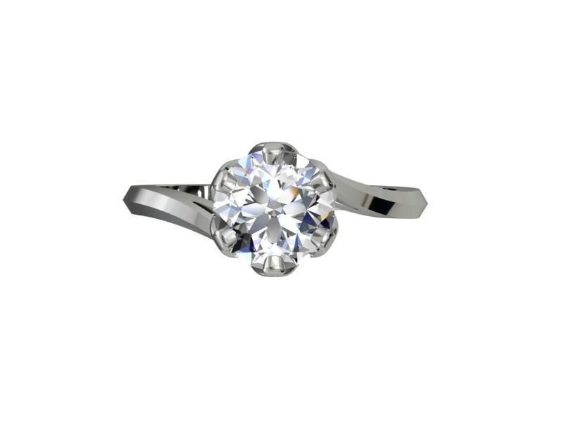 ENGAGEMENT RING STL AND 3DM FILE FOR DOWNLOAD AND PRINT - CA15 3D print model_5