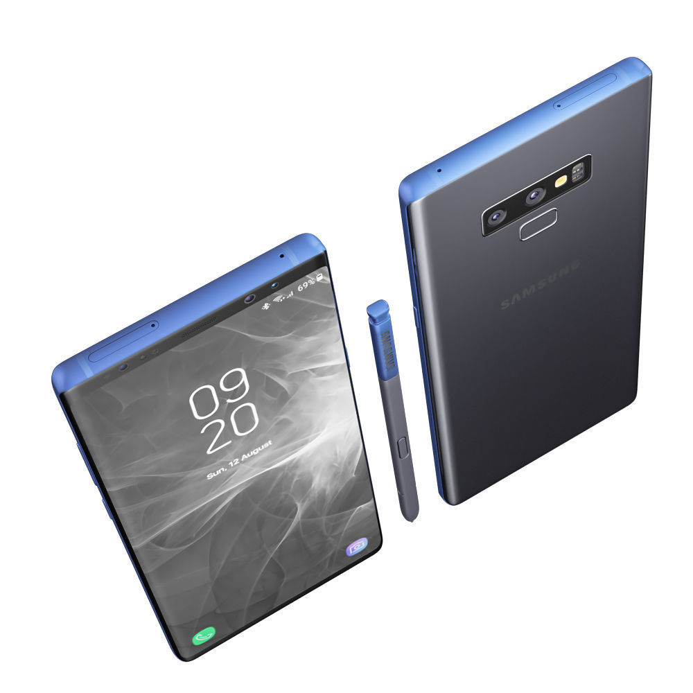 Samsung Galaxy Note 9 All colors 3D model_35