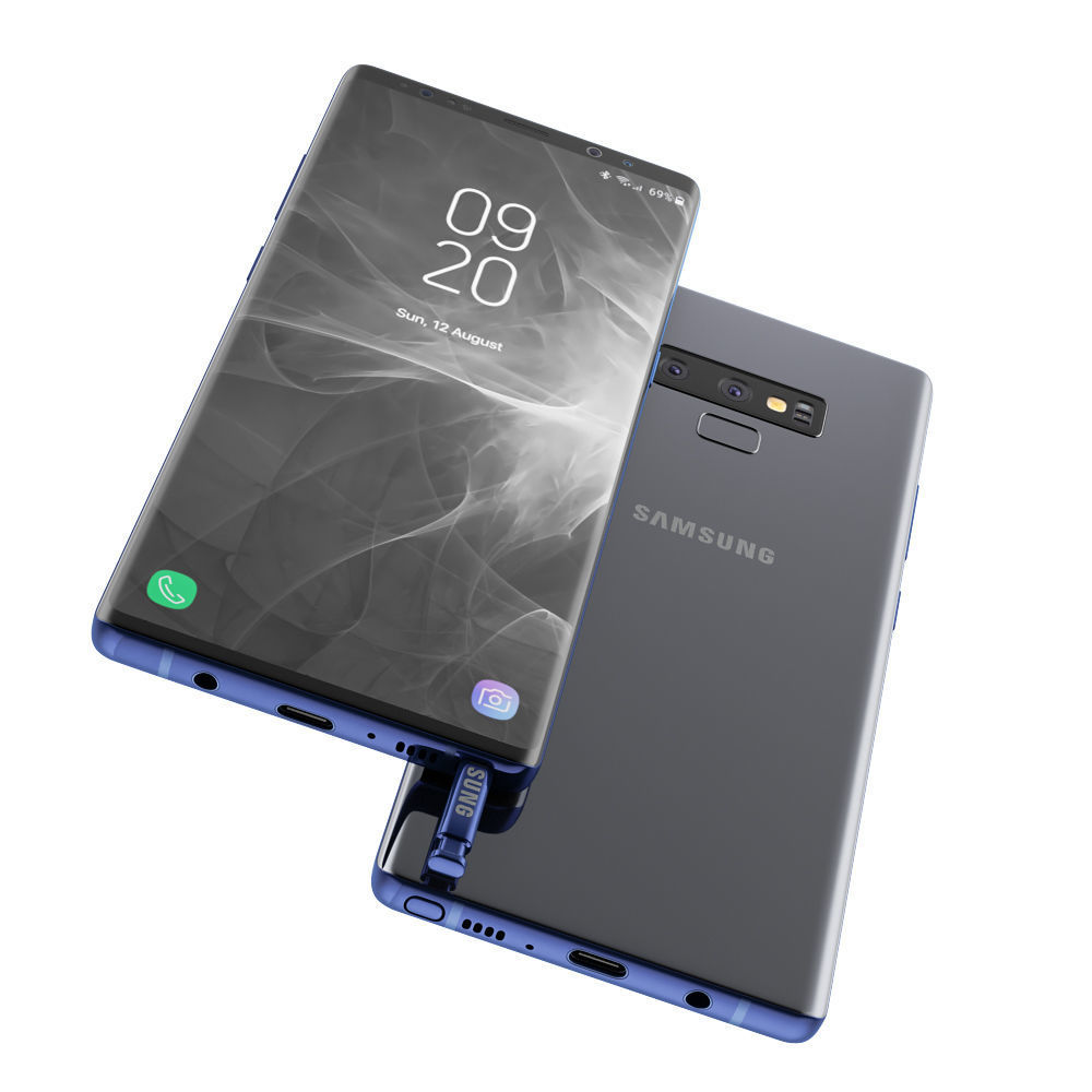 Samsung Galaxy Note 9 All colors 3D model_39