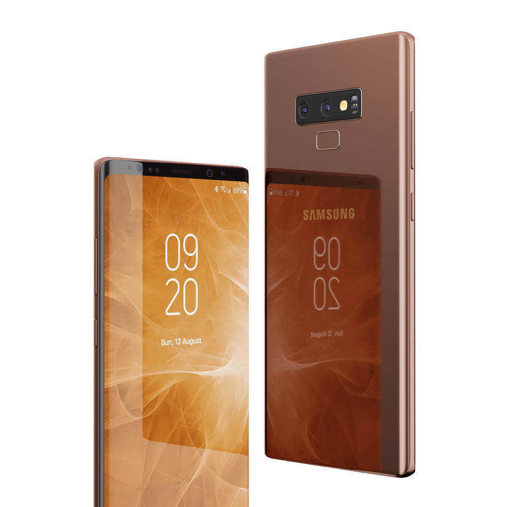 Samsung Galaxy Note 9 All colors 3D model_47