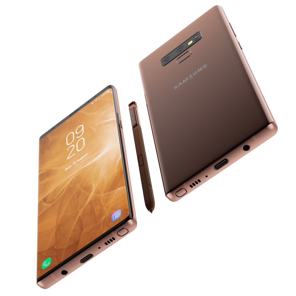 Samsung Galaxy Note 9 All colors 3D model_45
