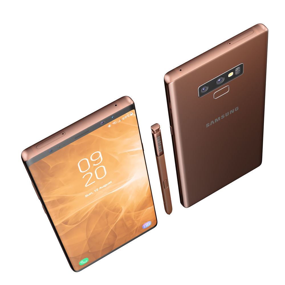Samsung Galaxy Note 9 All colors 3D model_44