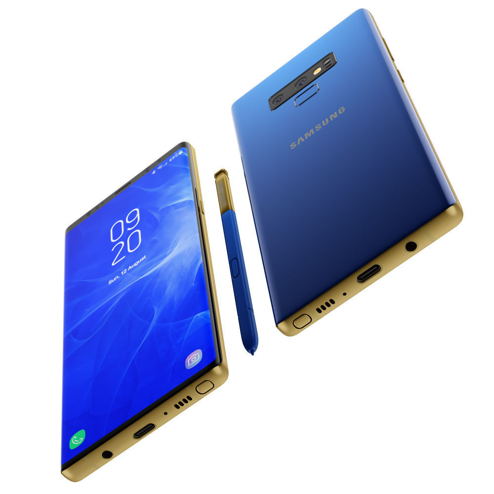 Samsung Galaxy Note 9 All colors 3D model_28