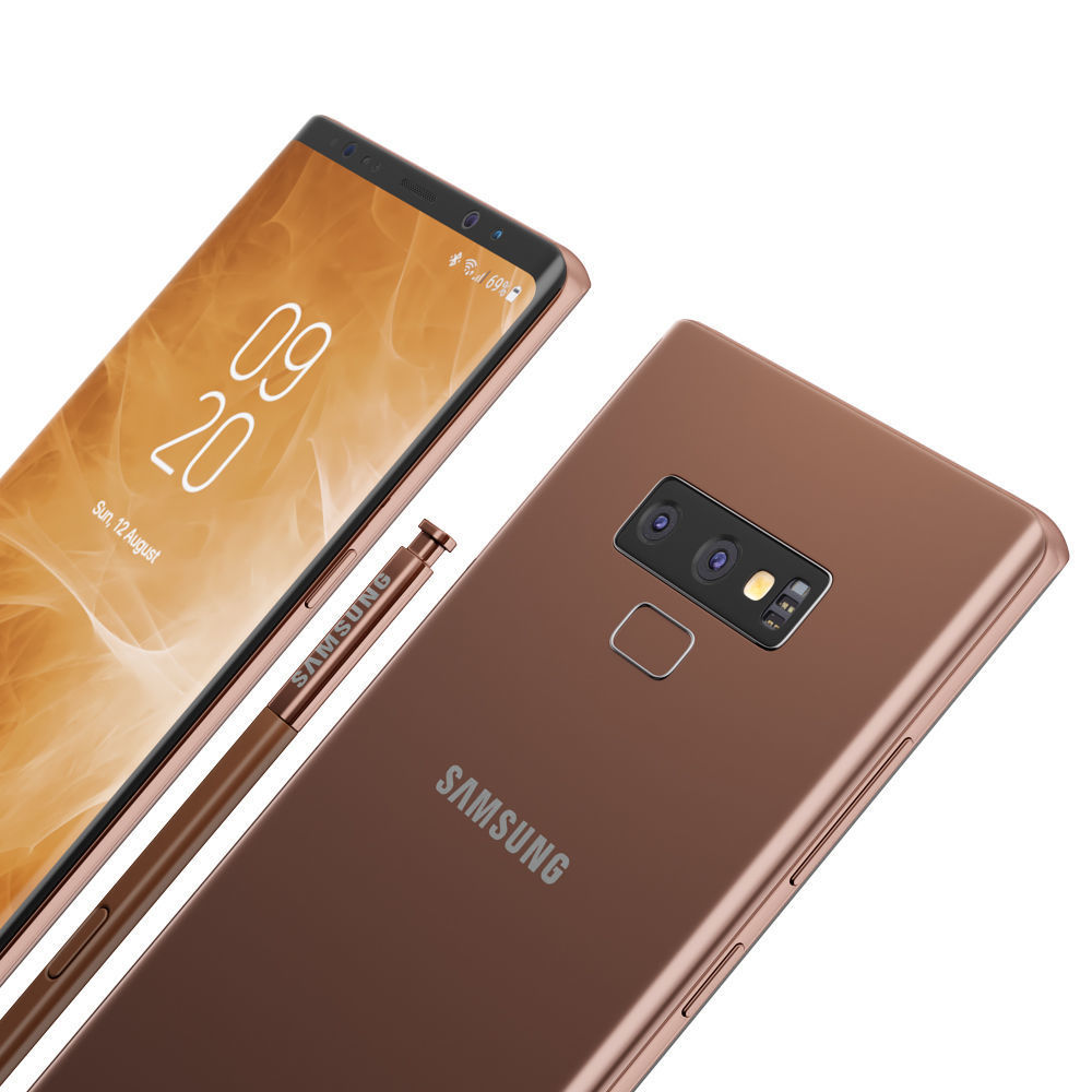 Samsung Galaxy Note 9 All colors 3D model_42